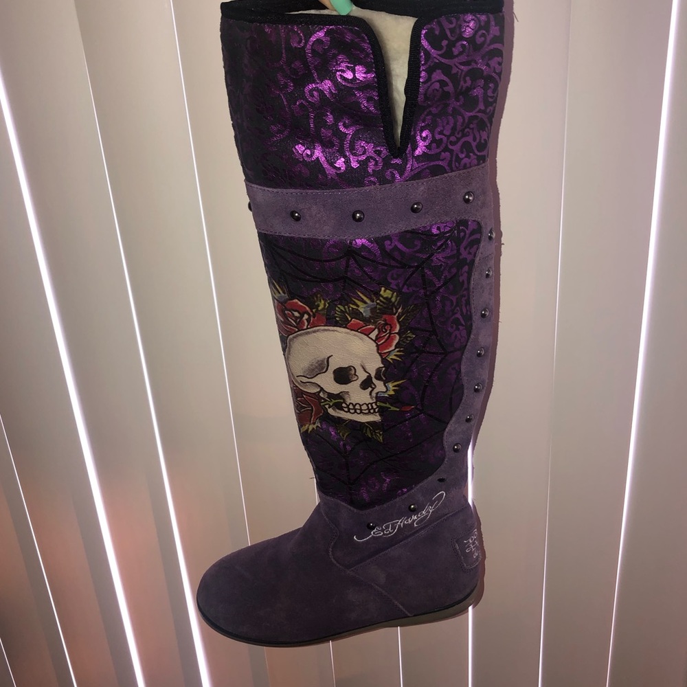 Ed Hardy Womens Boots Size 8.5-9